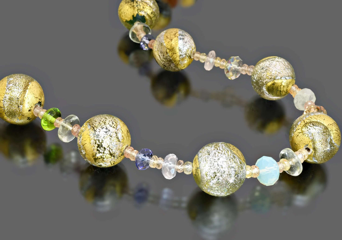 murano bead necklace